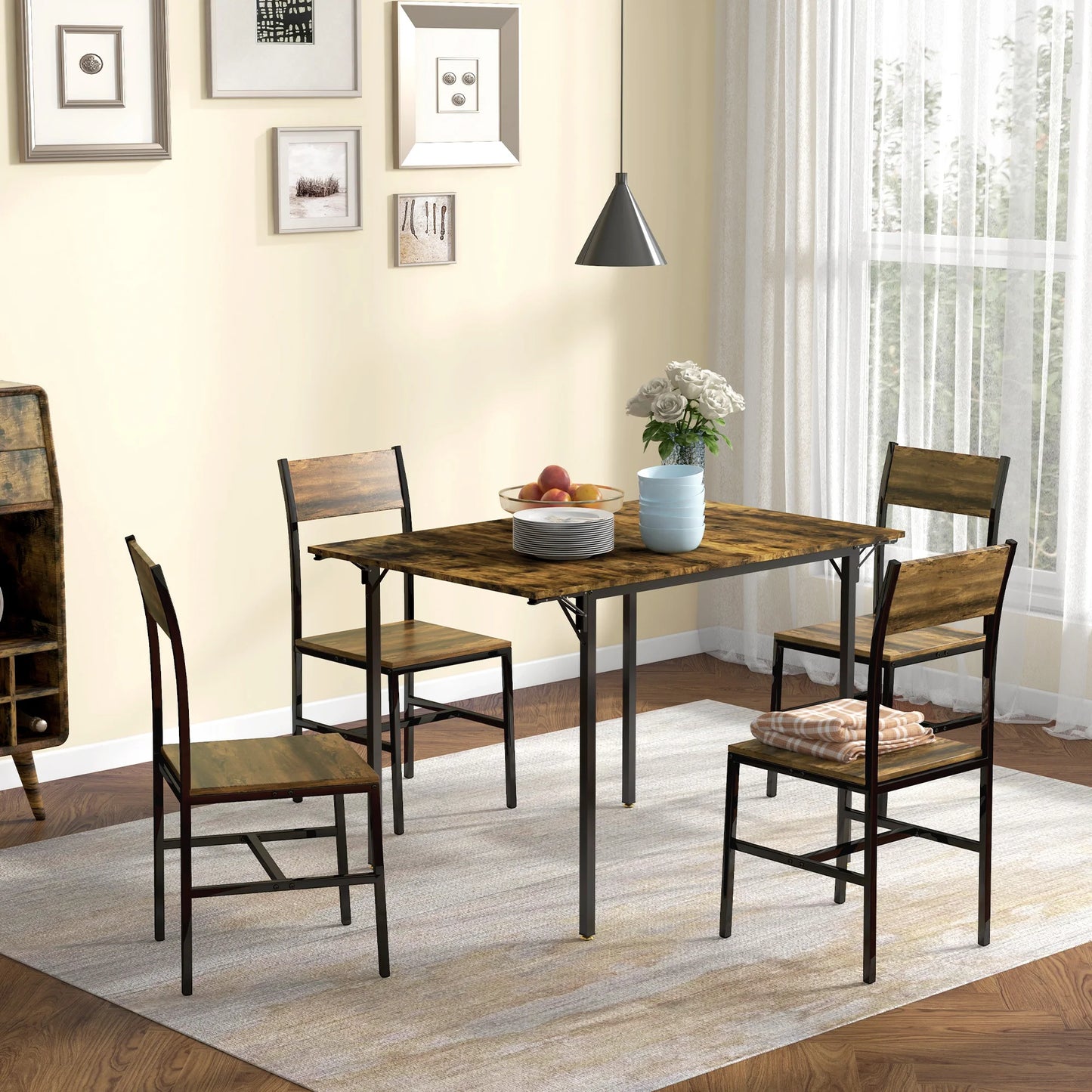 The Langford Expandable Dining Table – Timeless Form, Effortless Adaptability