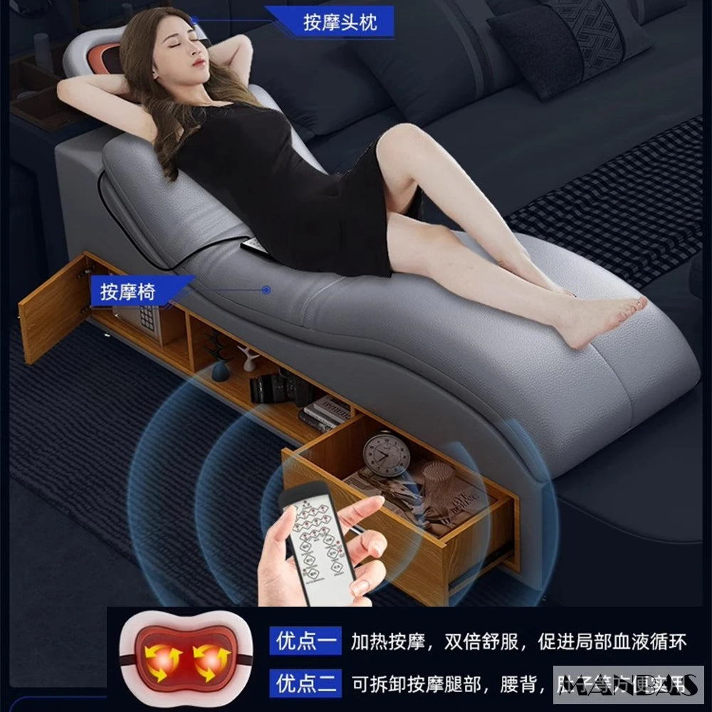 The Élysée Tech-Lux Leather Bed — The Multifunctional Masterpiece of Modern Living
