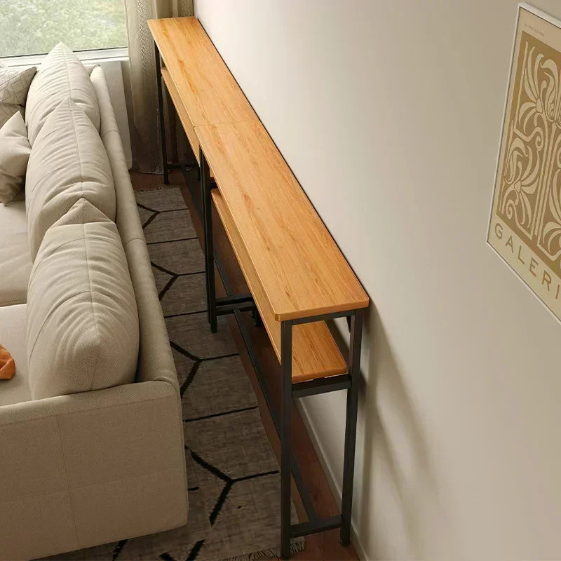 The Linea Slim Storage Table – Modern Gap-Fit Side Table for Living Rooms & Bedrooms