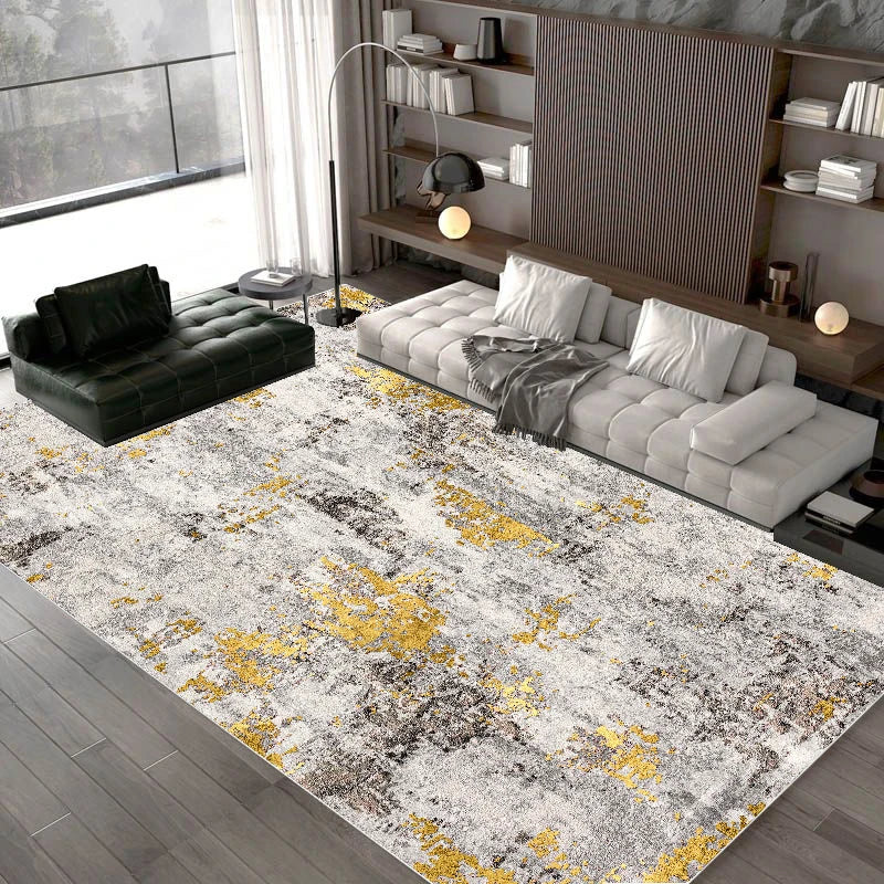 Nordic DreamWeave Abstract Area Rug – Washable Non-Slip Carpet for Living, Dining & Bedroom Harmony