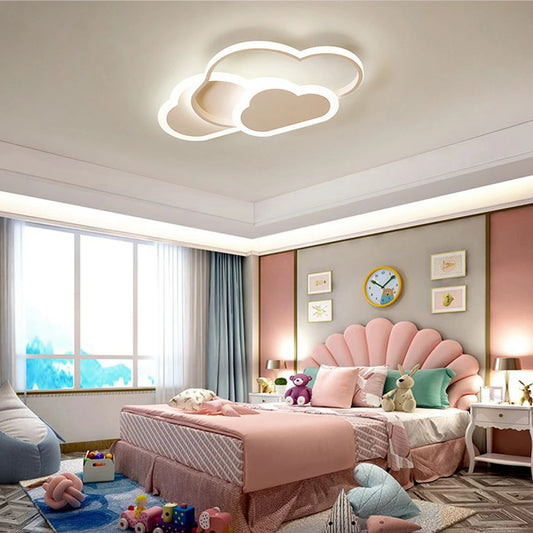 The Celestial 22" Cloud LED Ceiling Lamp – Modern Minimalist Light for Living