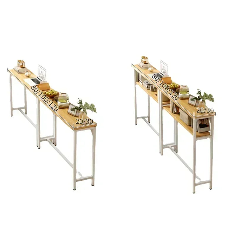 The Linea Slim Storage Table – Modern Gap-Fit Side Table for Living Rooms & Bedrooms