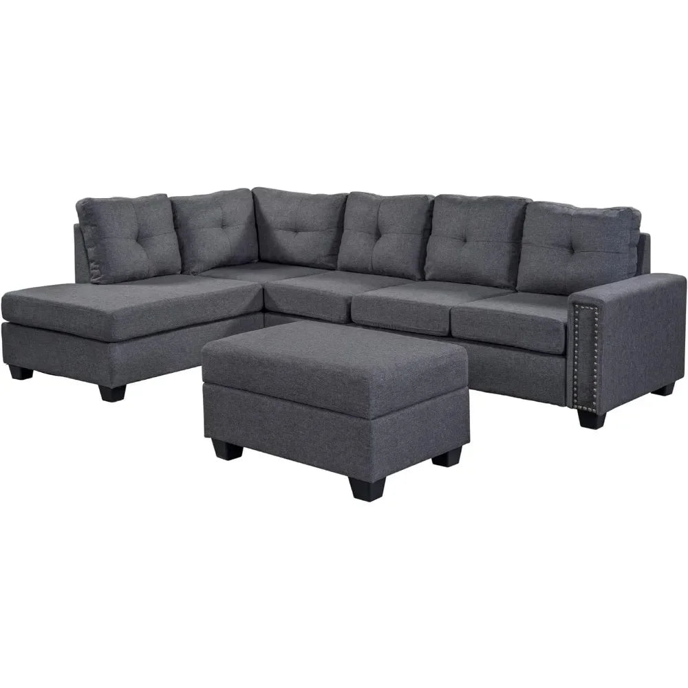 The Belmont Luxe Modular Sectional – Timeless Elegance, Unrivaled Comfort