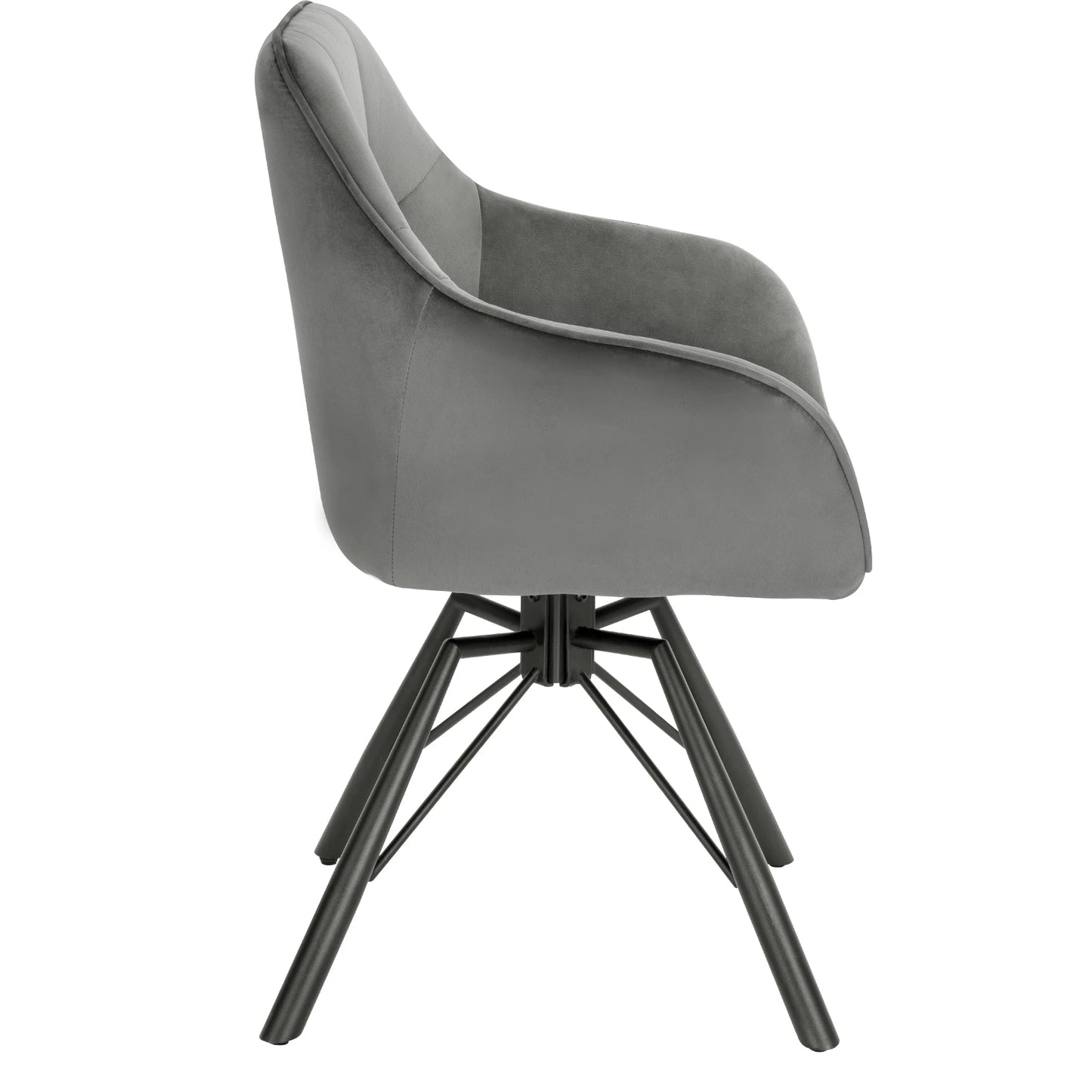 VelvetWhirl Comfort Dining Duo – 2PCS Swivel Upholstered Armchair Set for Kitchen & Living Harmony