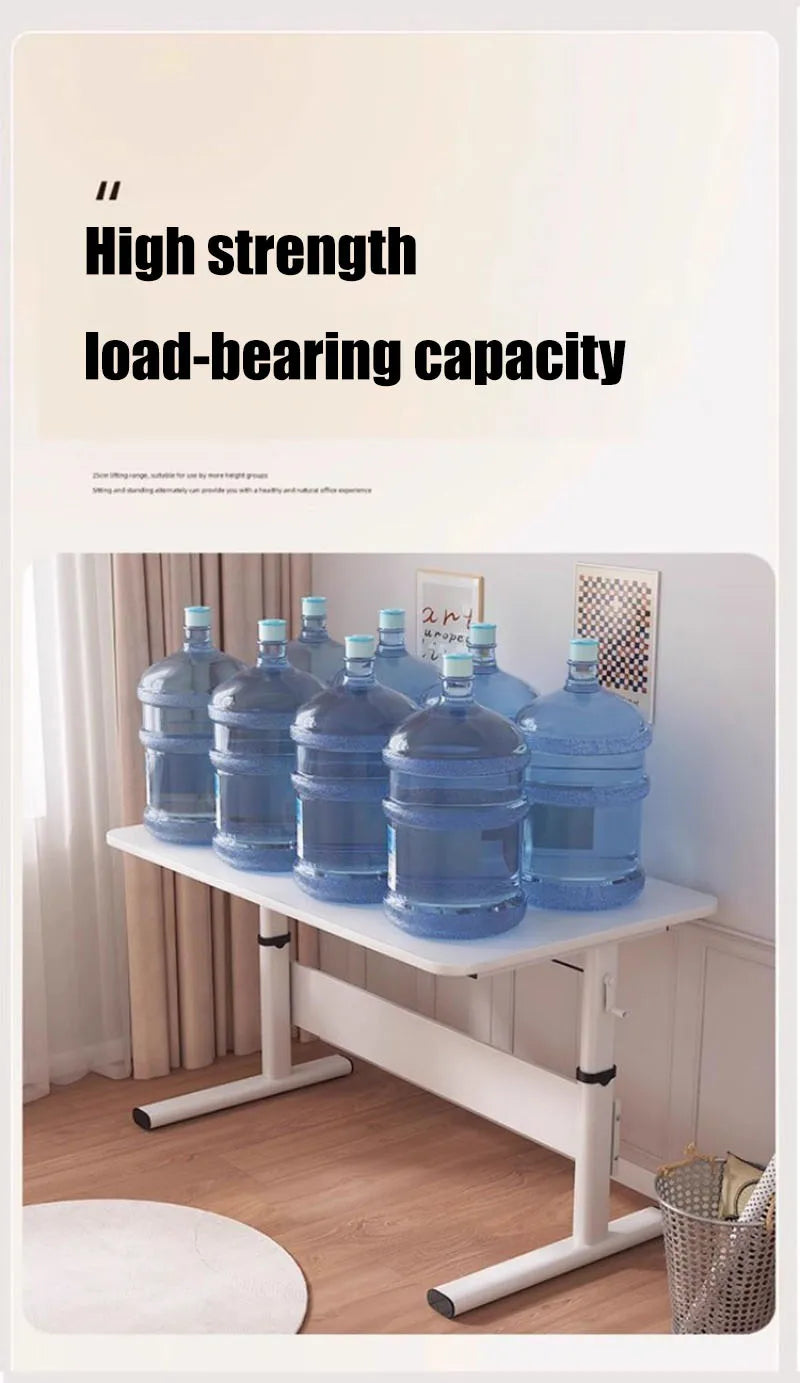 BrightNest Adjustable Steel Study Table – Modern Minimalist Children’s Desk with Rounded Corners & Strong Load-Bearing Design