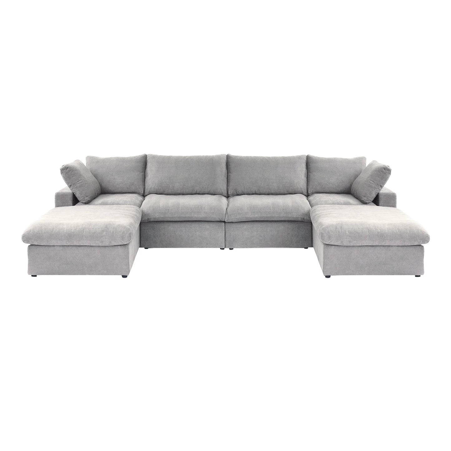 ☁️ The Iconic Cloud Modular Sectional: The Ultimate U-Shaped Comfort.