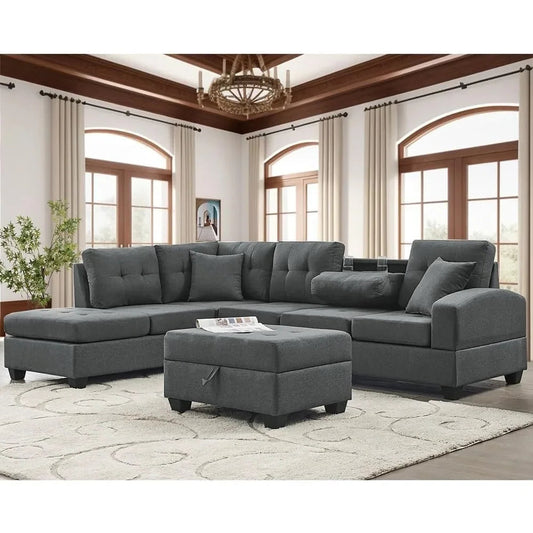 The Belmont Luxe Modular Sectional – Timeless Elegance, Unrivaled Comfort