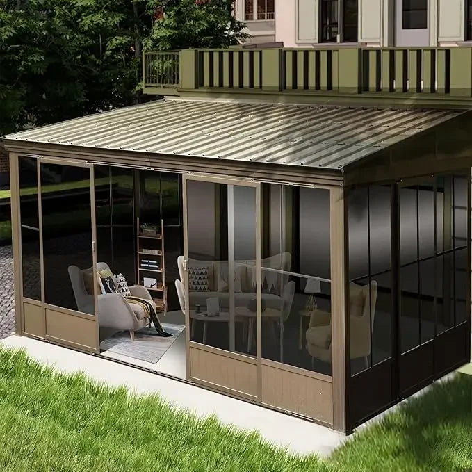 The Saville 12x14FT Architectural Sunroom – A Year-Round Sanctuary of Light & Luxury