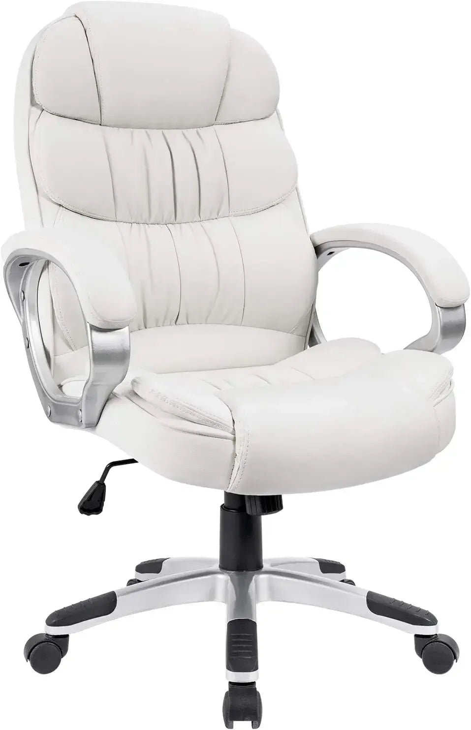 DUTRIEUX High-Back Executive Office Chair – Ergonomic PU Leather Swivel Desk Chair, Adjustable Height, Padded Armrests, Comfortable Design