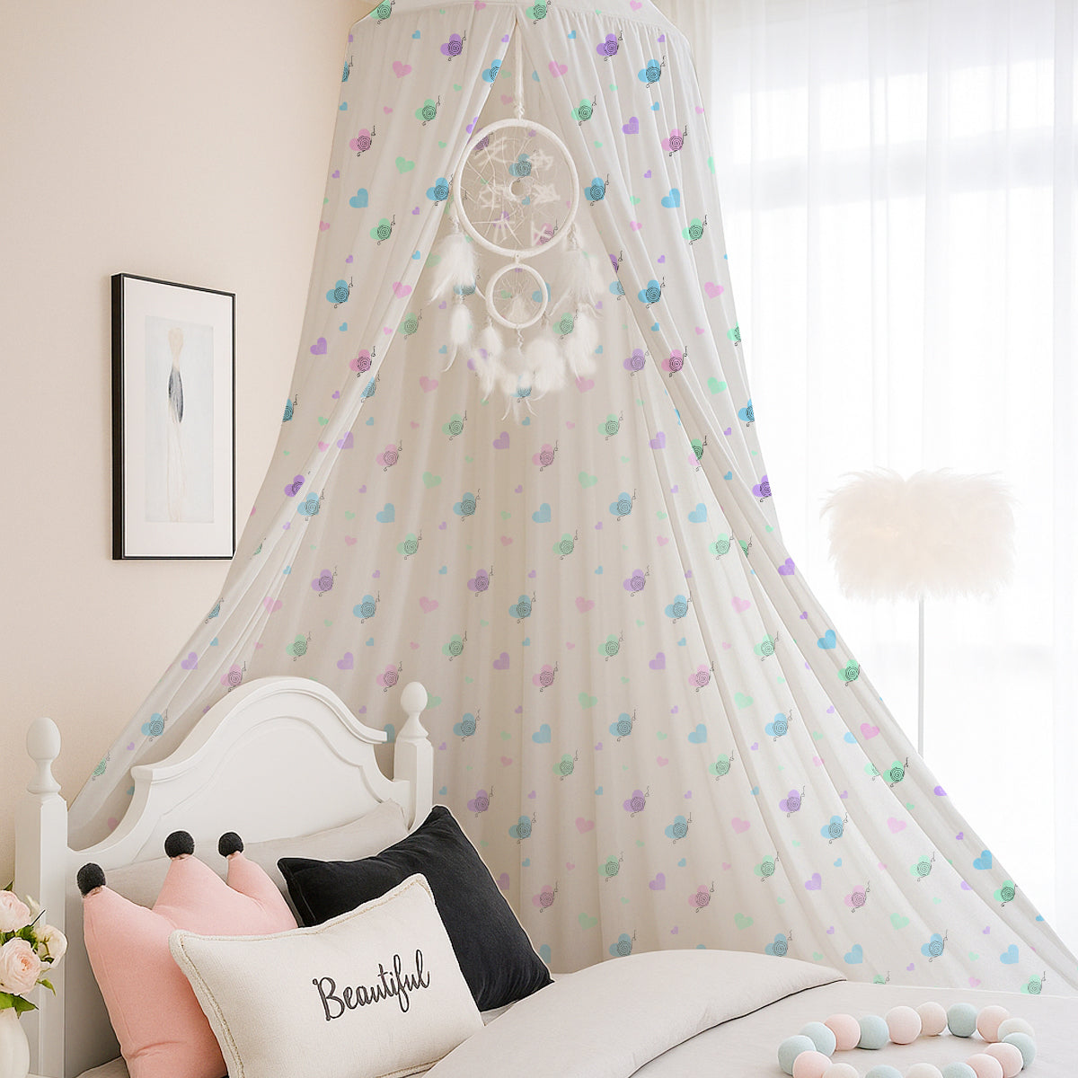 Snail Printed Canopy