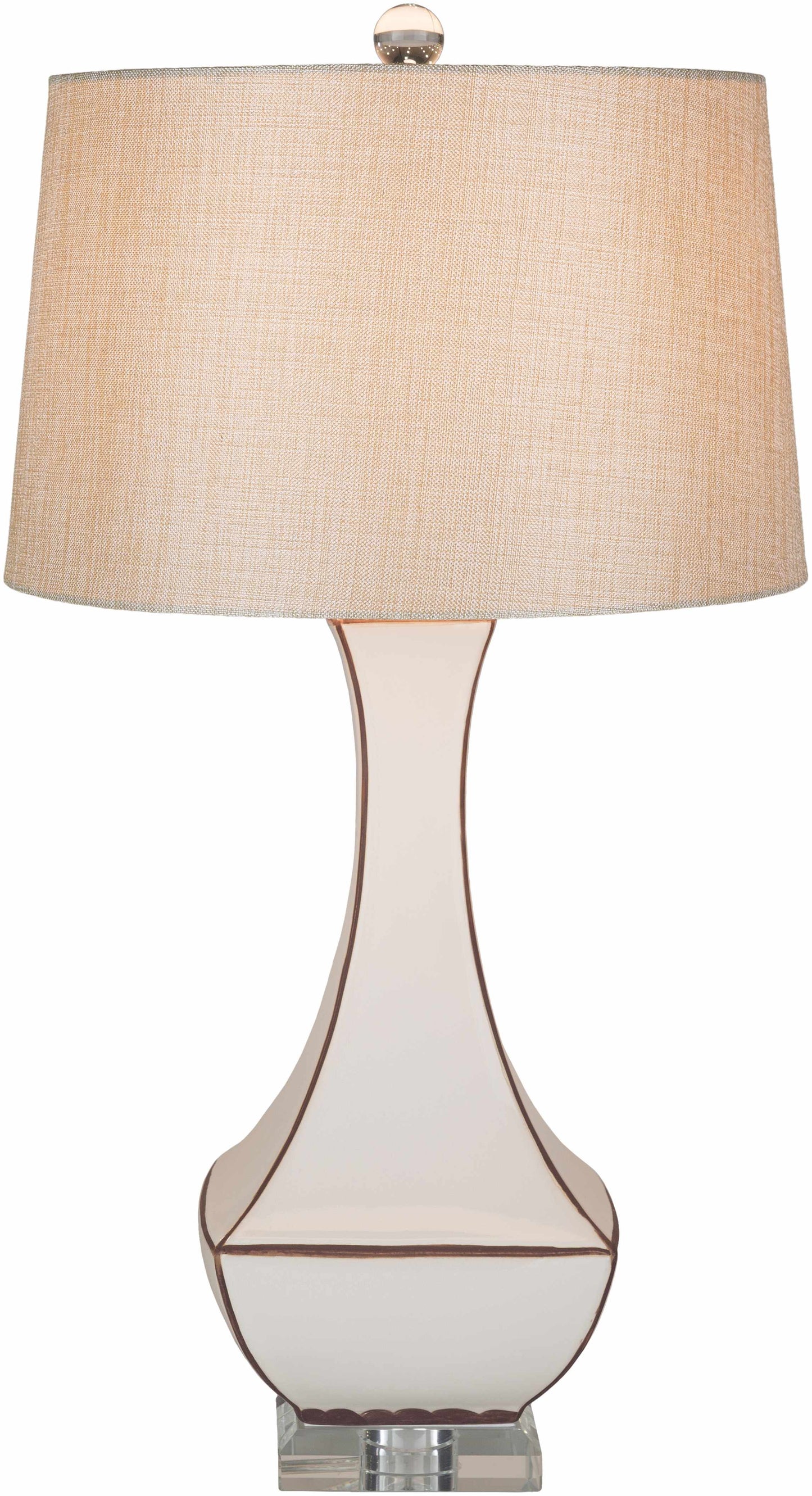 Tuka Tan Ceramic Table Lamp