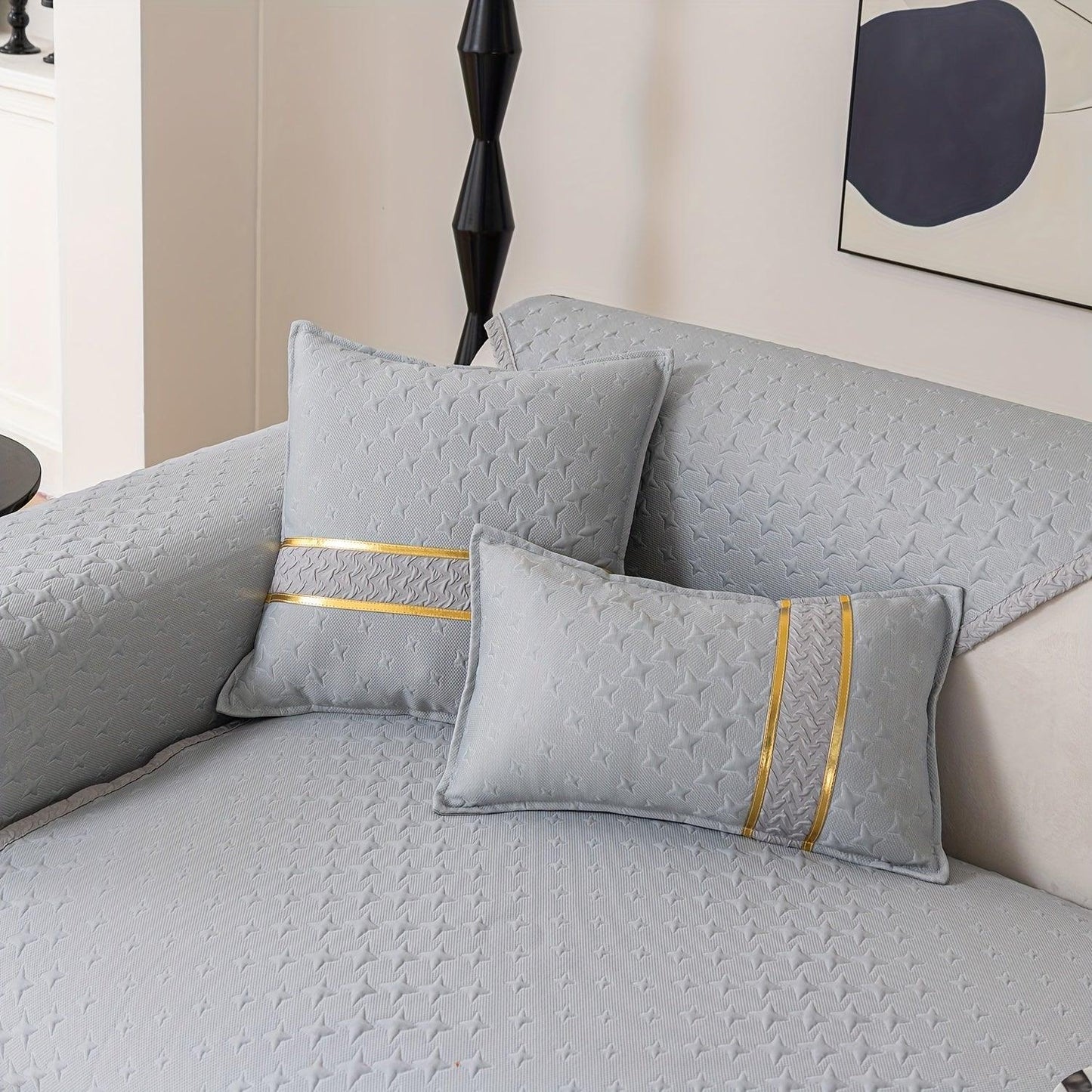 Summer Cooling Silk Non-slip Sofa Cover- Couch Cover for Dogs