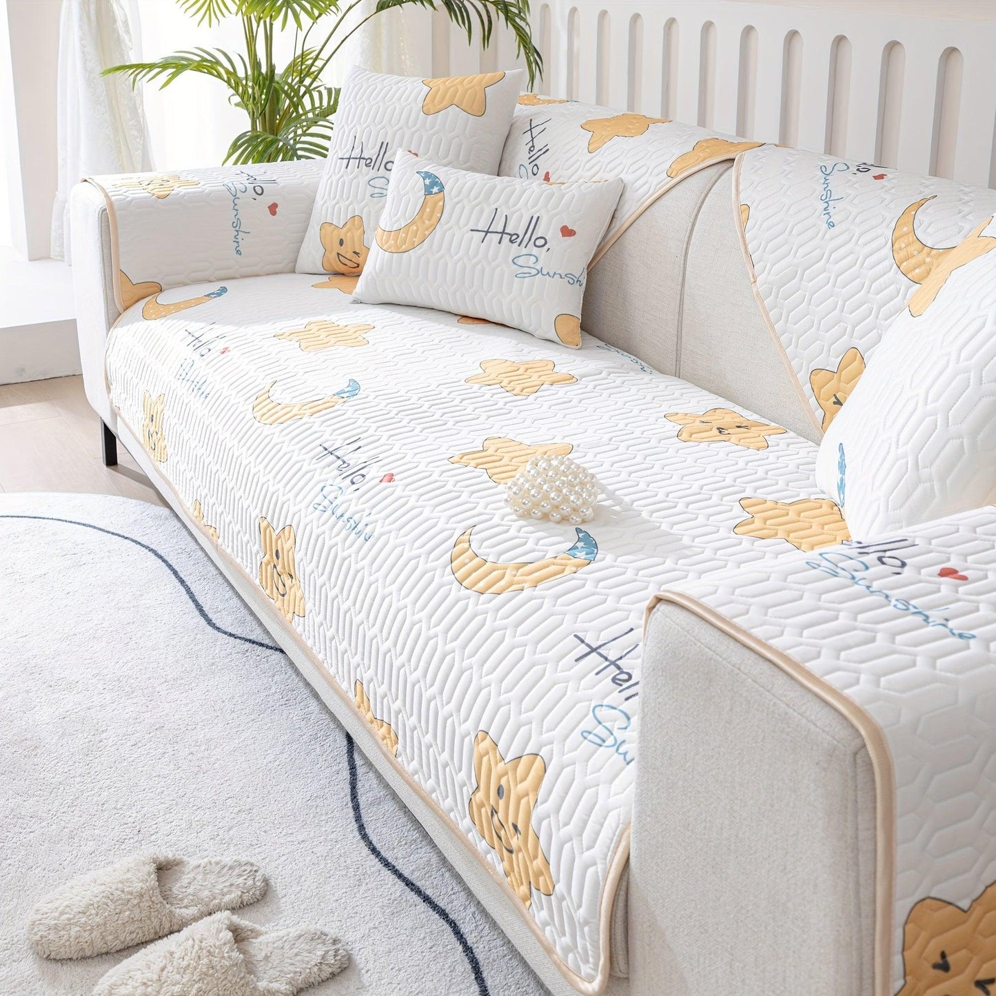 Cooling Ice Silk Dog Proof Couch Cover - Protect Your Sofa in Style