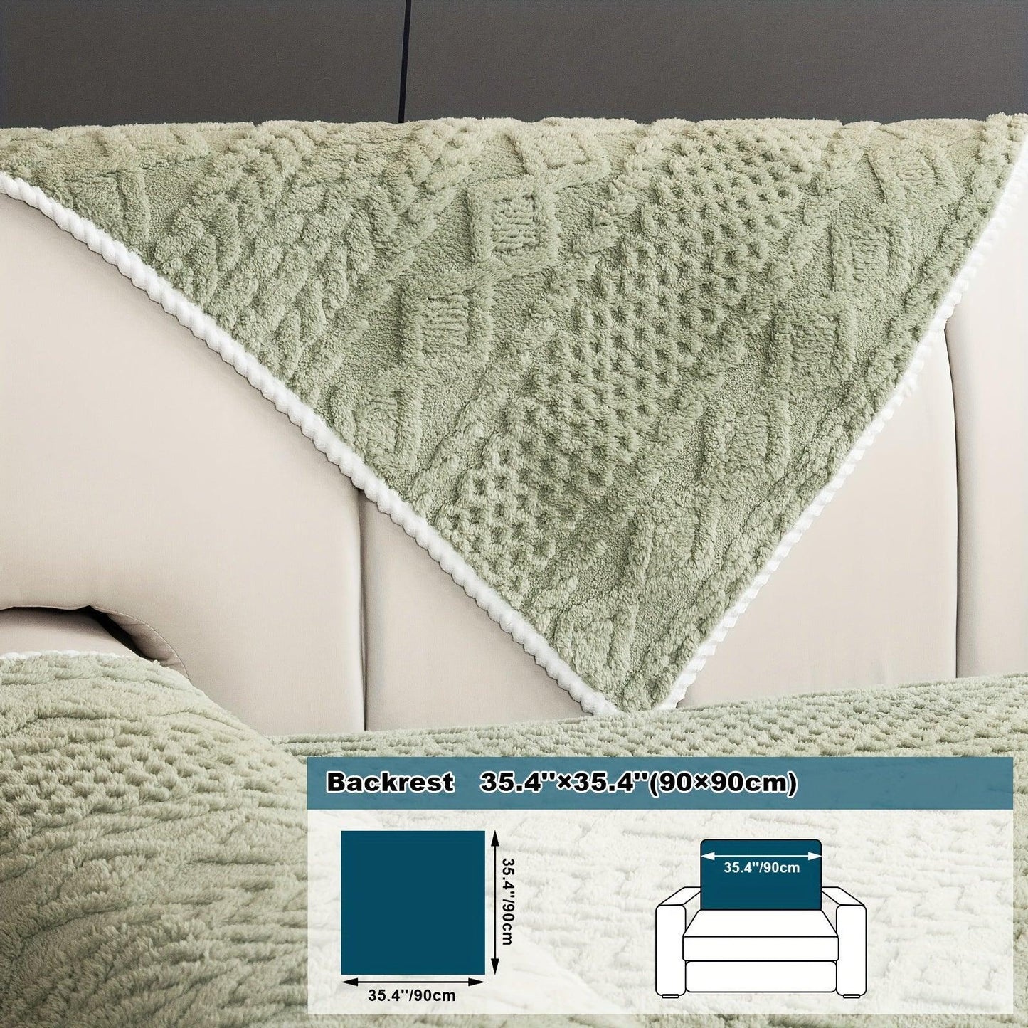 Pet-Friendly Couch Cover for Dogs, Non-Slip & Breathable