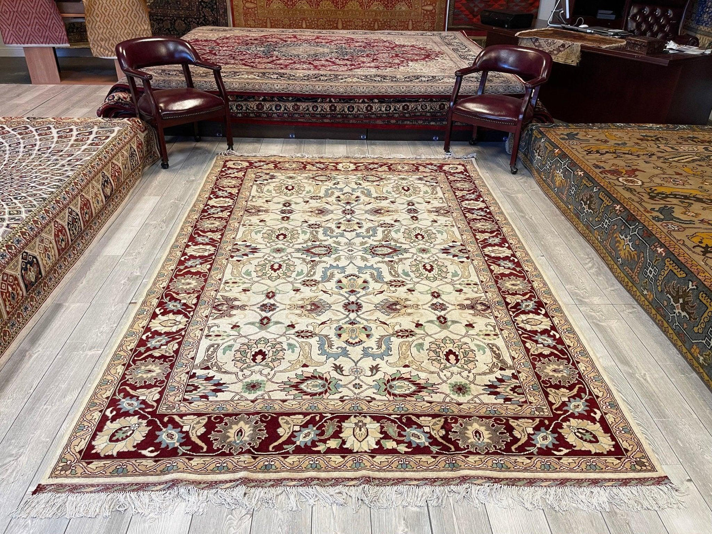Afghani Hand-knotted Area Rug 7x10 Ft