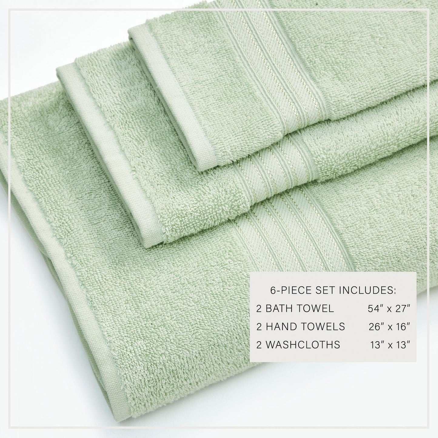 Cotton Terry Bath Towel Set - Cooper Collection