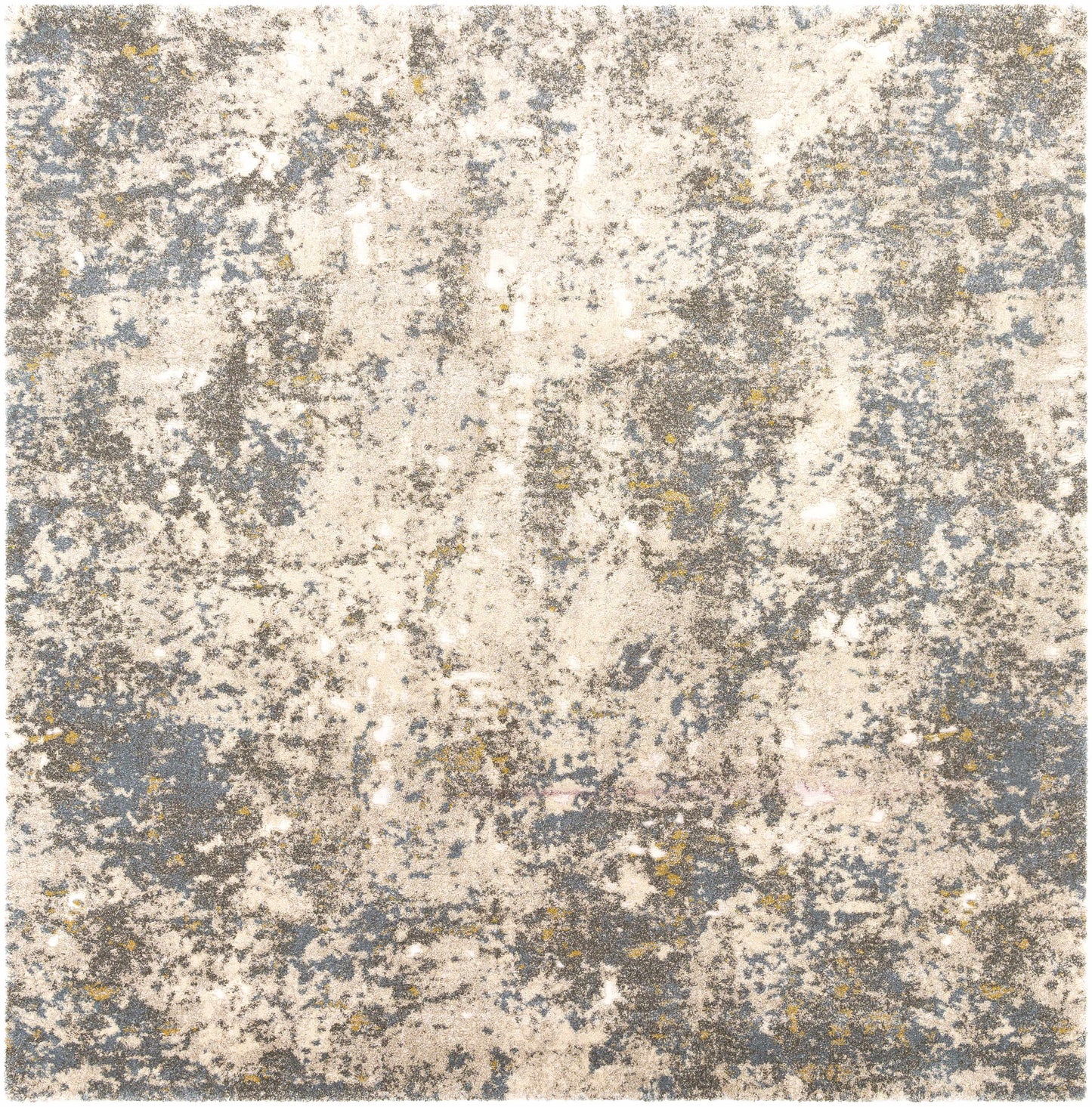 Alabaster Abstract Thick Luxe Rug