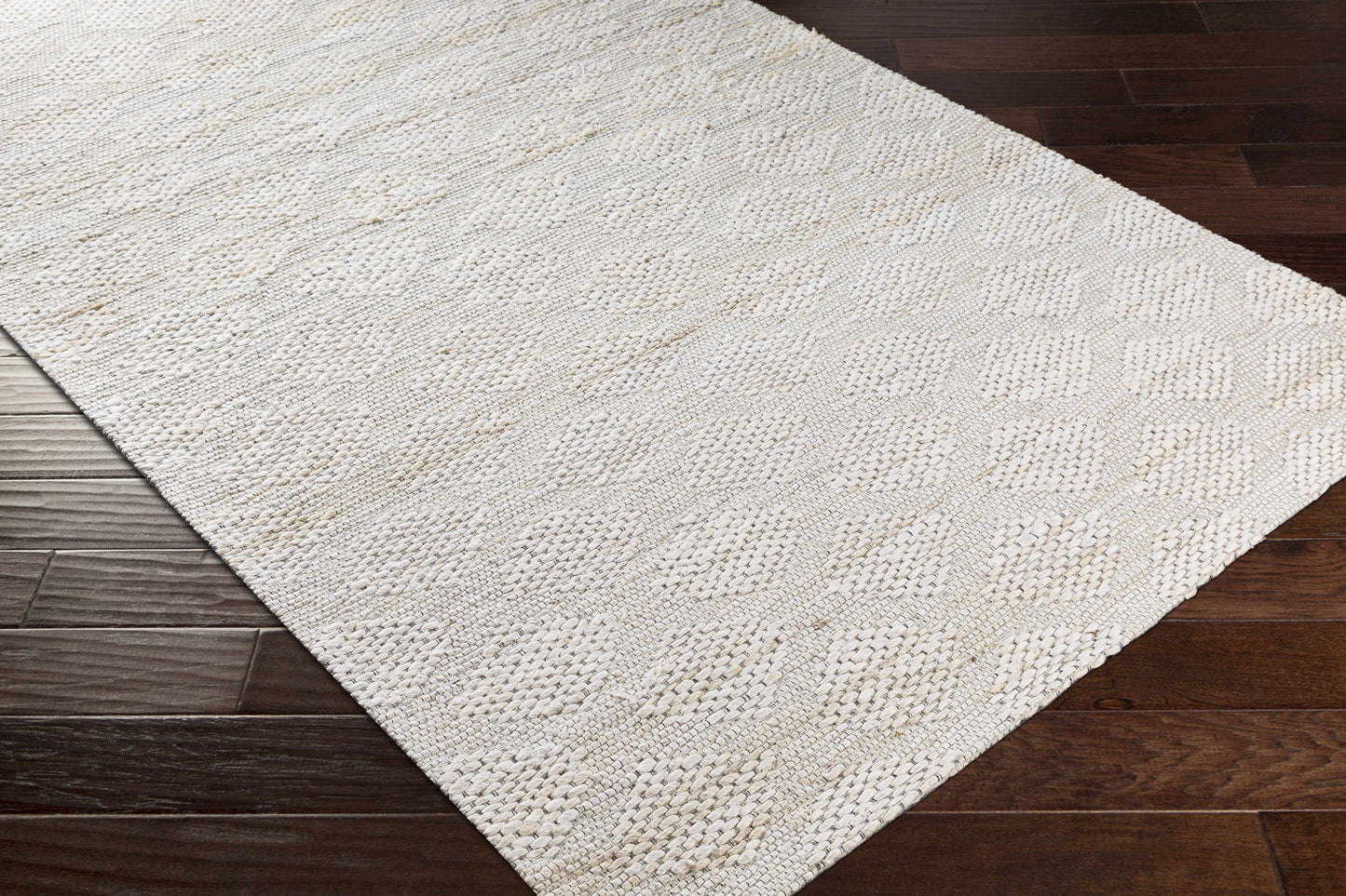 Angaston Beige Hand-Woven Jute Rug