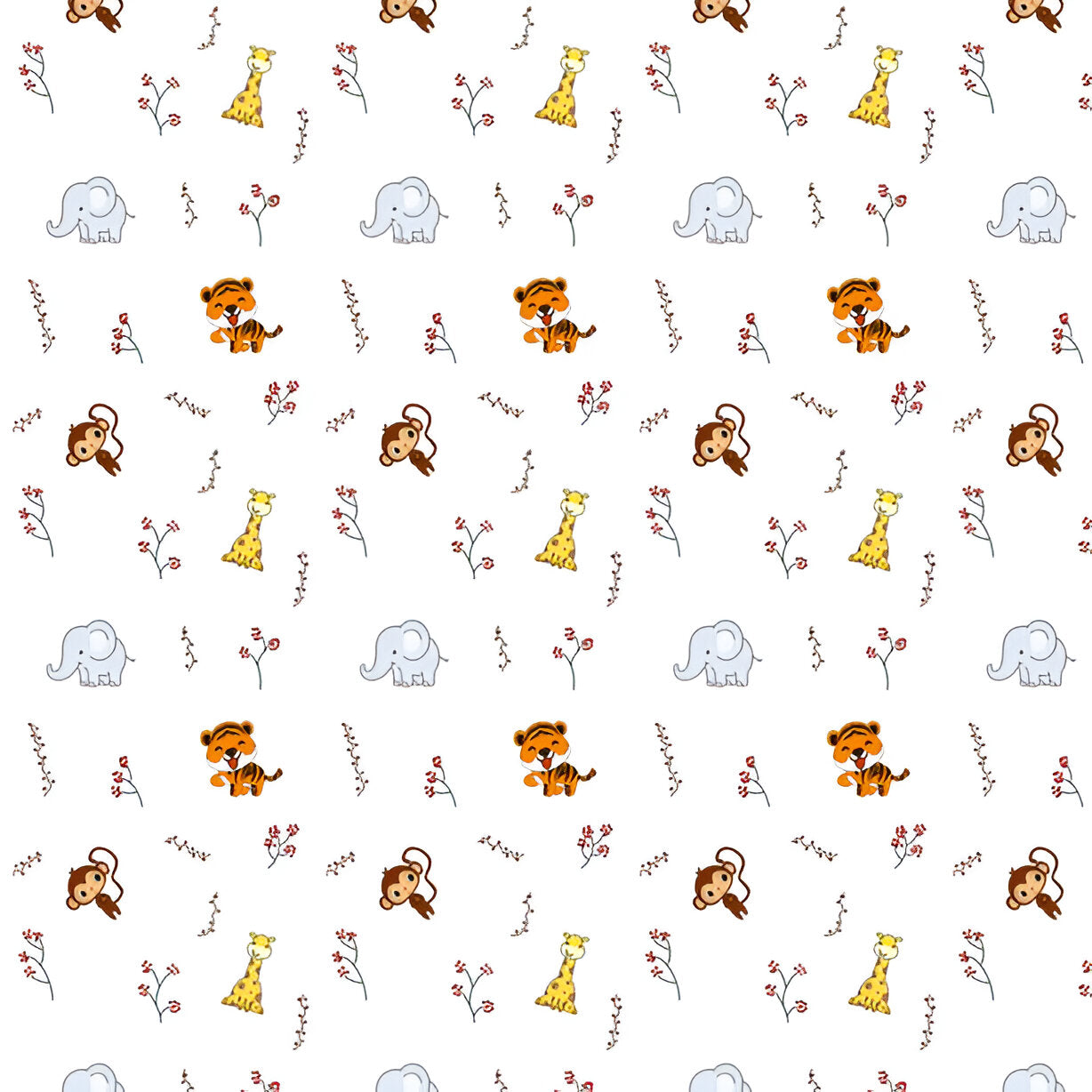 Animal Themed Baby Room Curtain