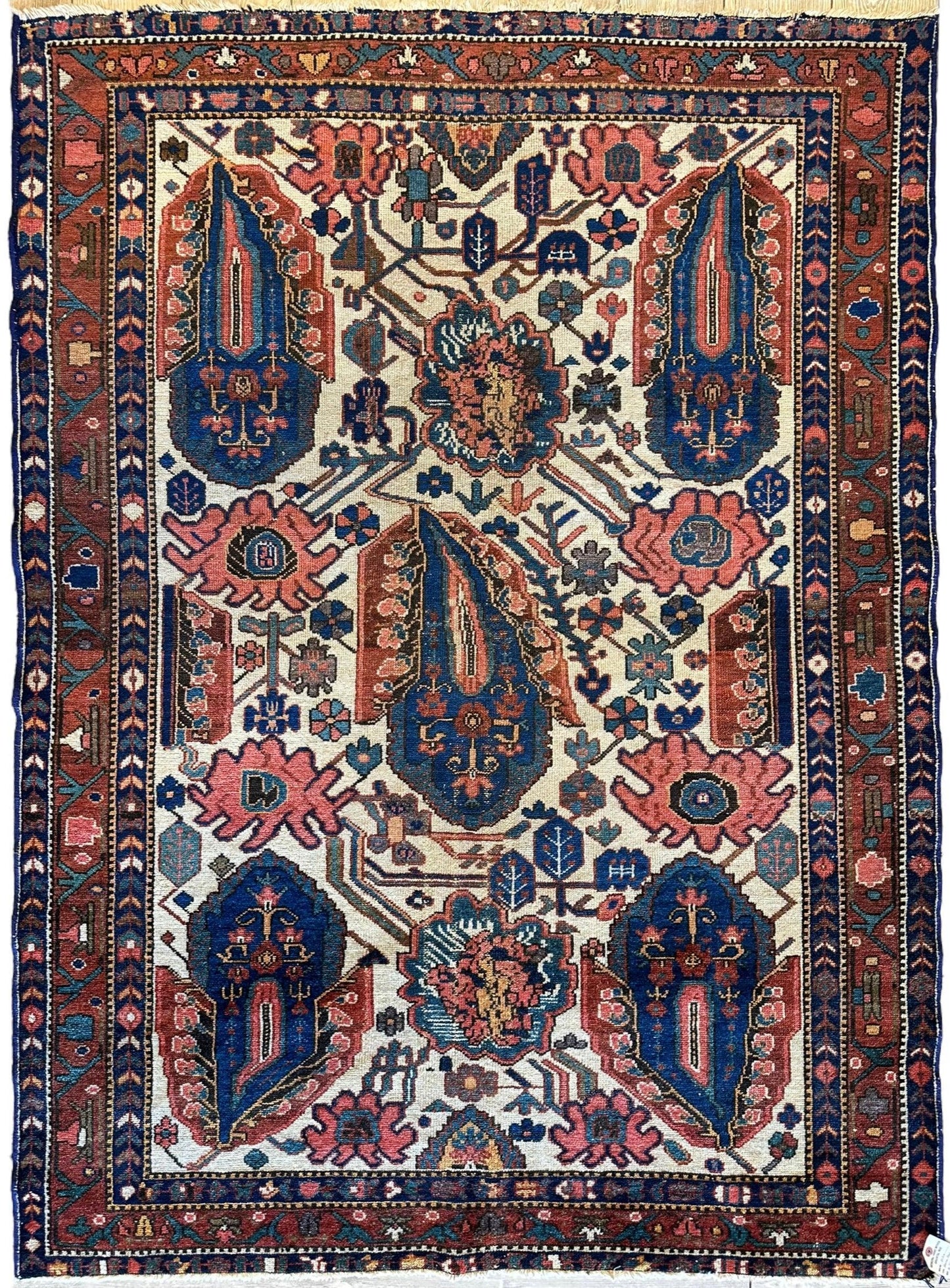 Antique Persian Malayar Circa 1900 4’10 x 6’7”