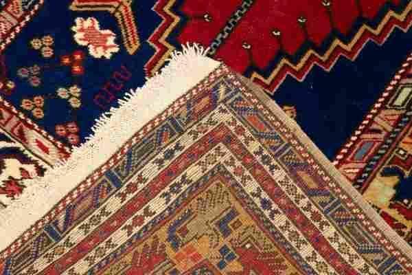 Vintage Turkish Wool Prayer Rug 4x6