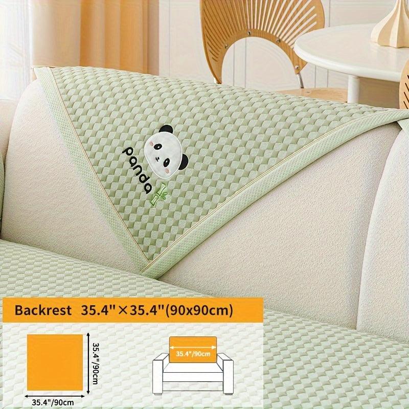 Waterproof Couch Cover, Non-Slip Panda Pattern Sofa Cover