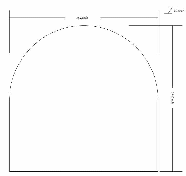 Brembilla Black Frame Mirror