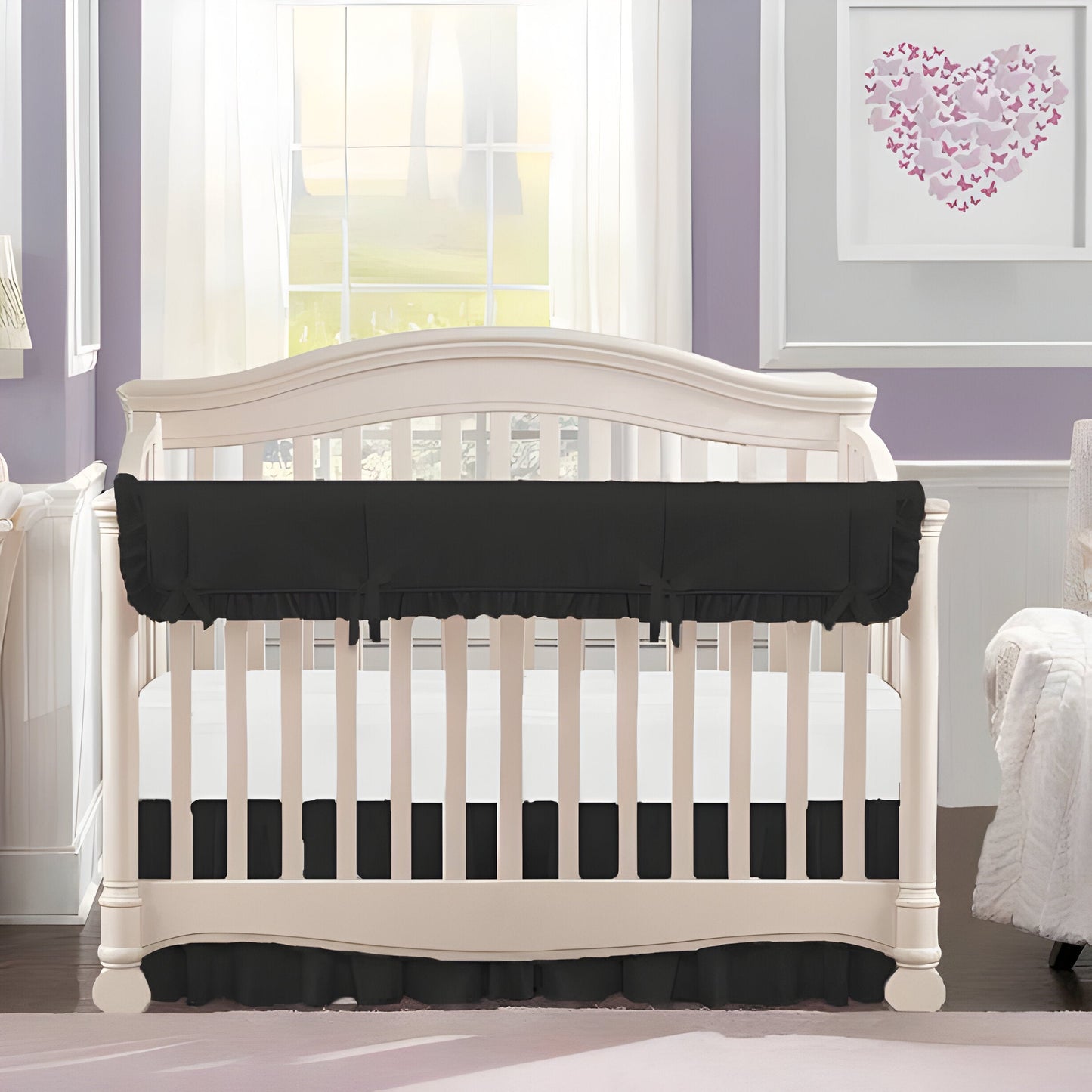 Cotton Knitted Crib Rail Cover