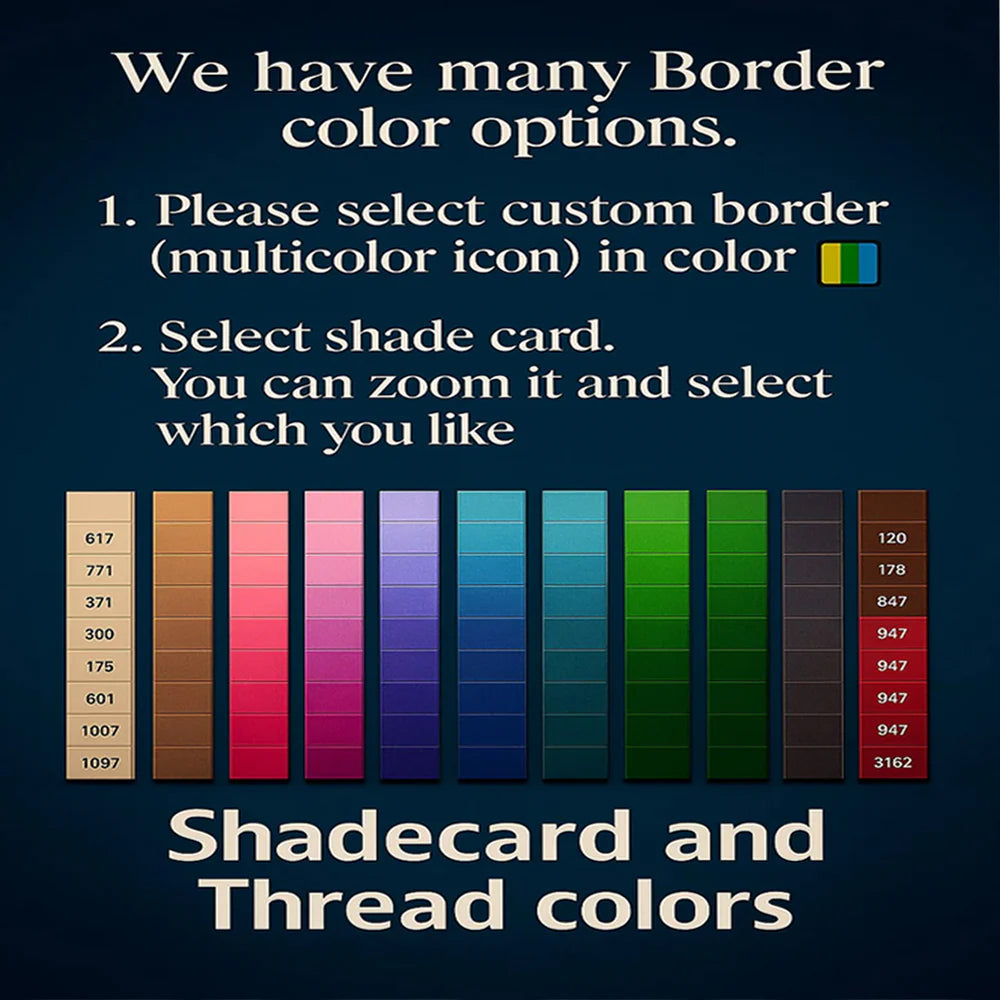 Scallop Embroidery Cotton Crib Skirt