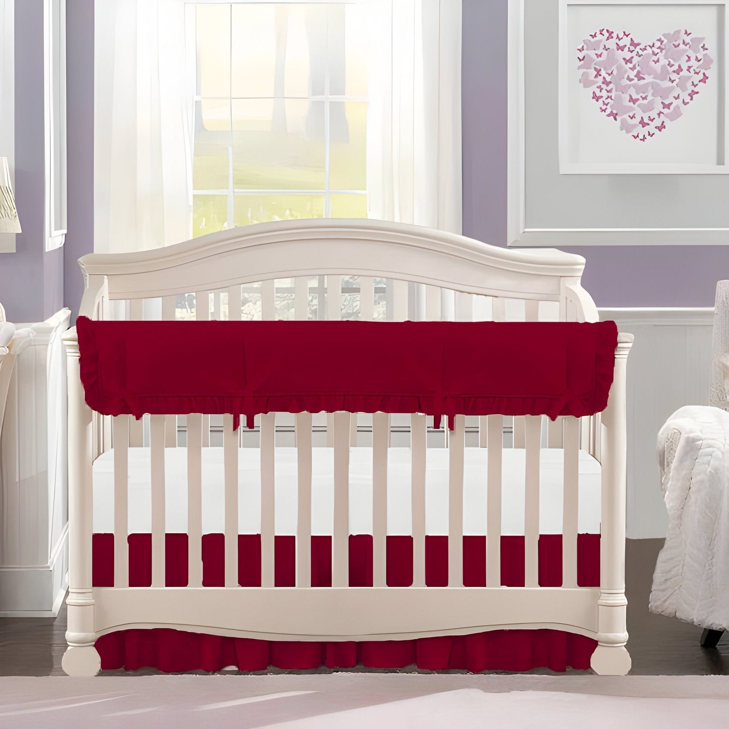 Cotton Knitted Crib Rail Cover