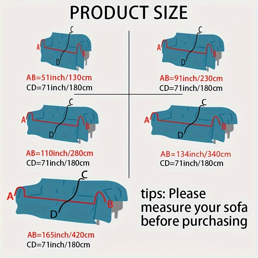 Extra Large Sofa Cover – Stretchable Furniture Protector