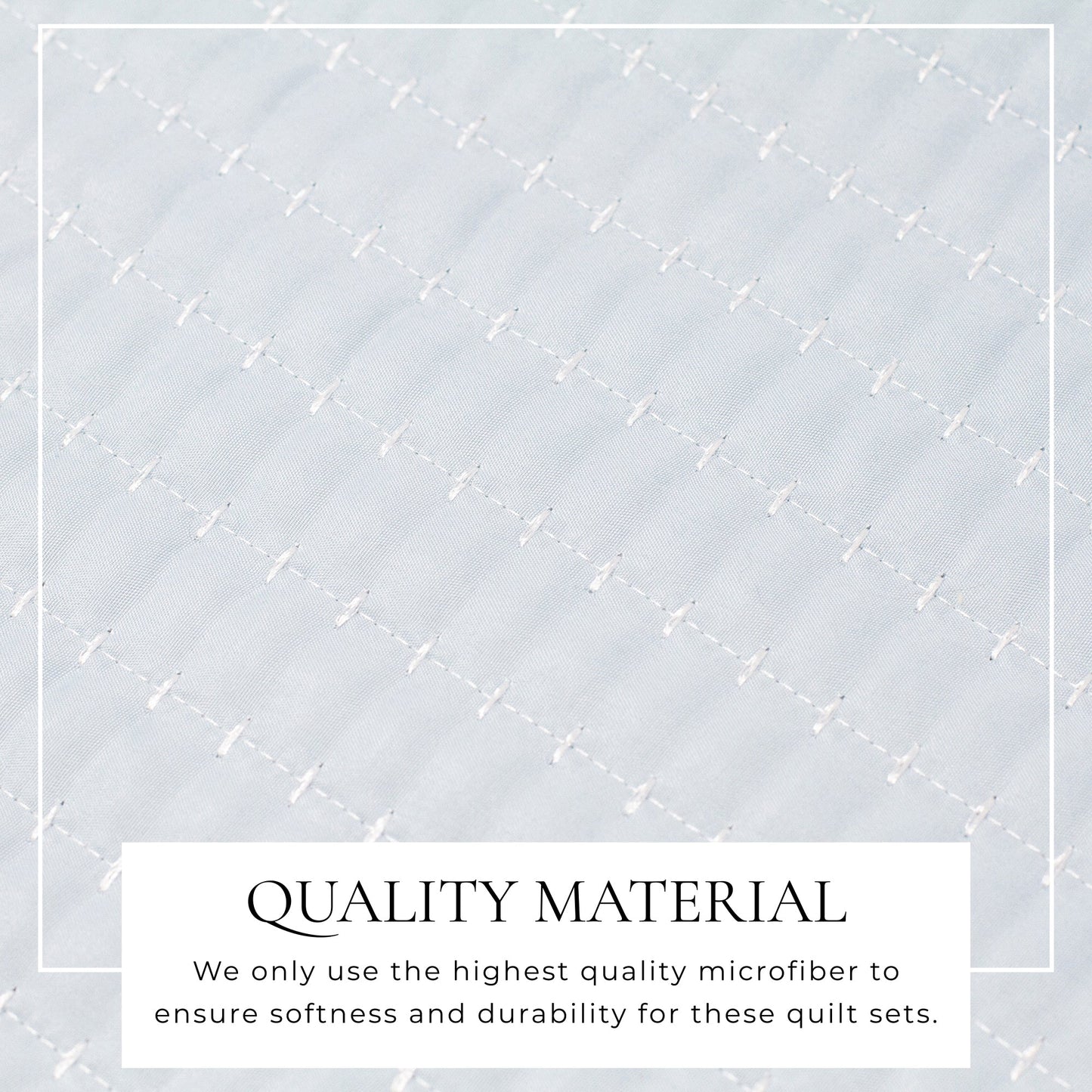 3-Piece Solid Quilt - Alicia Collection