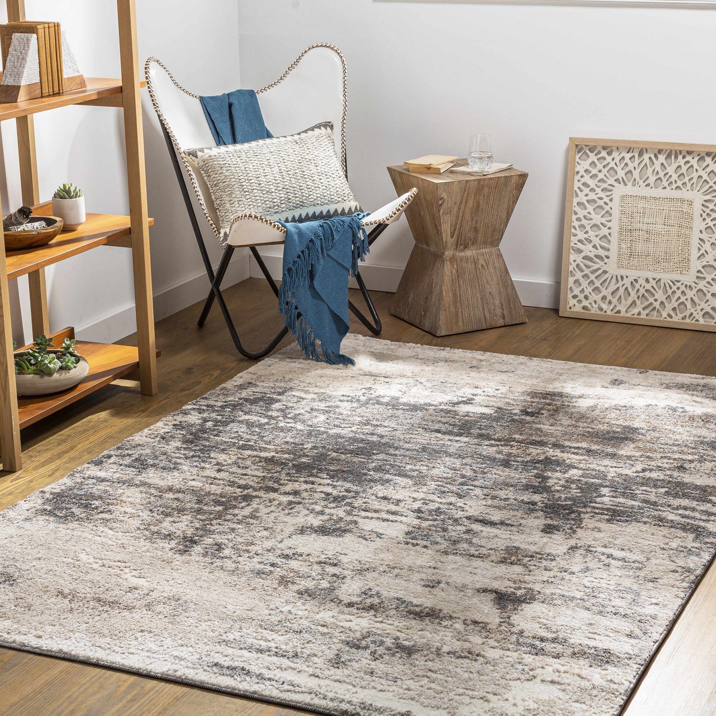 Clontarf Luxe Charcoal Area Rug