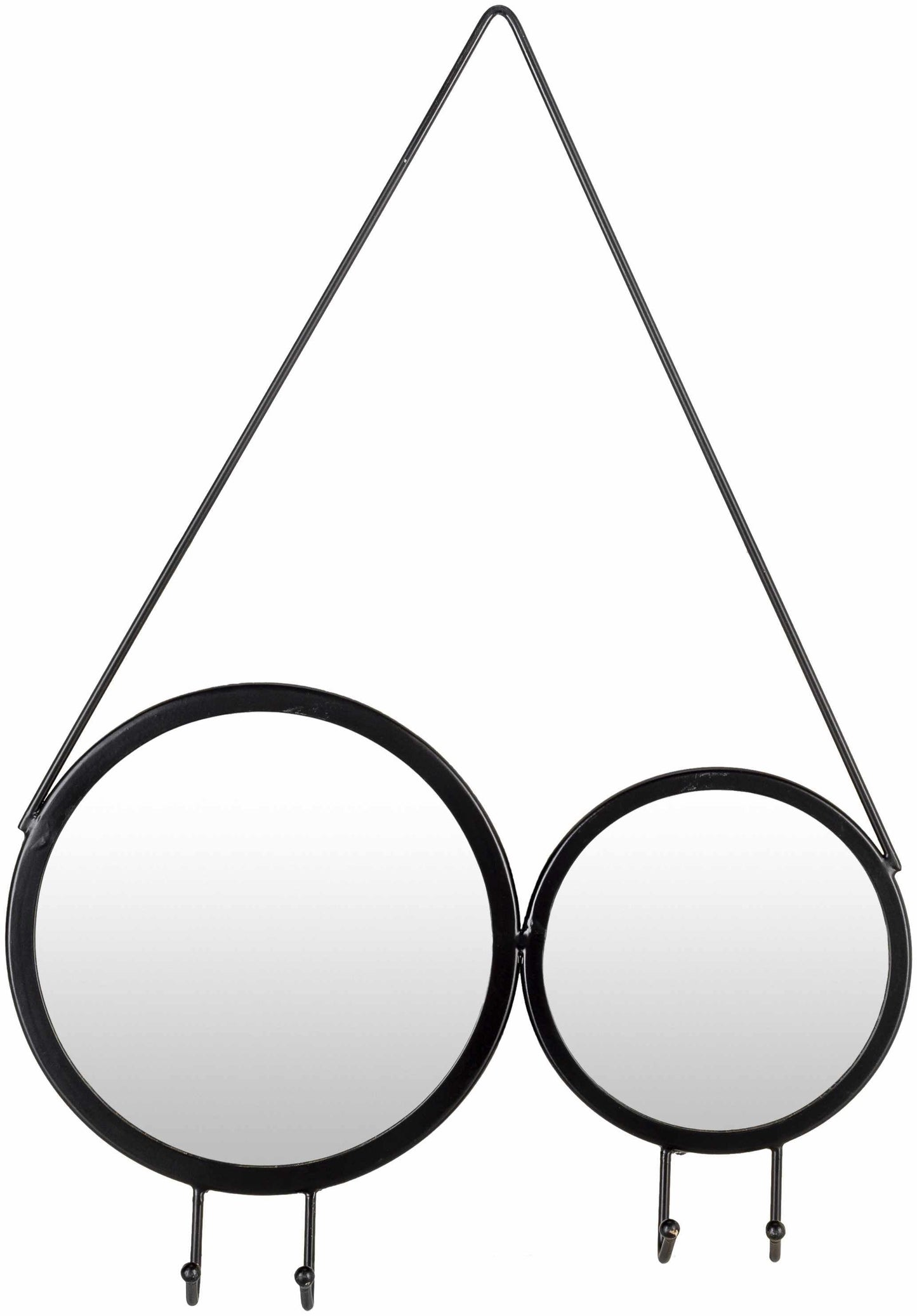 Cotmon Black Iron Frame Mirror