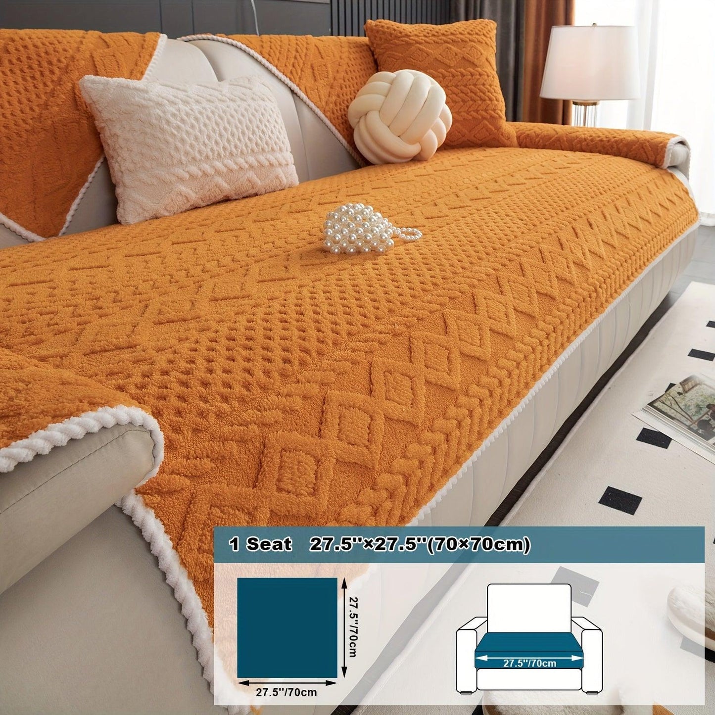 Pet-Friendly Couch Cover for Dogs, Non-Slip & Breathable