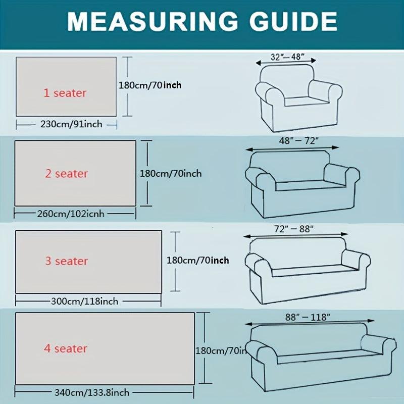 Luxurious Four Seasons Jacquard Slipcover | Waterproof Cover for Couch