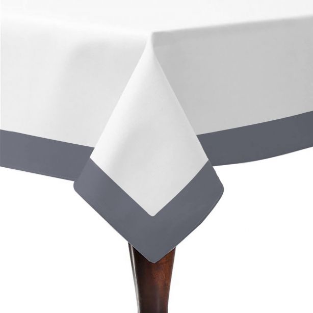 Border Frame Cotton Table Cloth