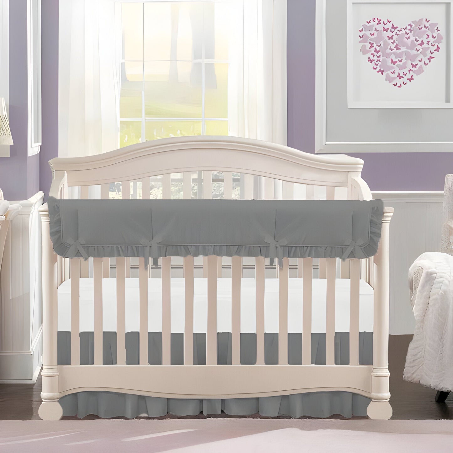 Cotton Knitted Crib Rail Cover