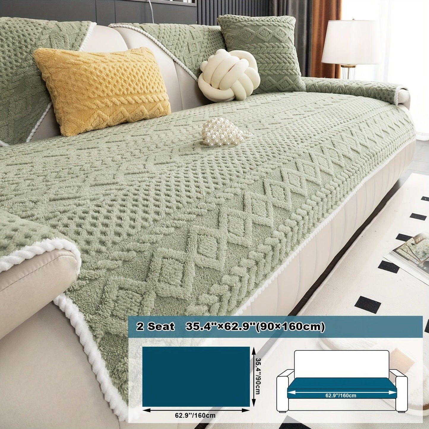 Pet-Friendly Couch Cover for Dogs, Non-Slip & Breathable