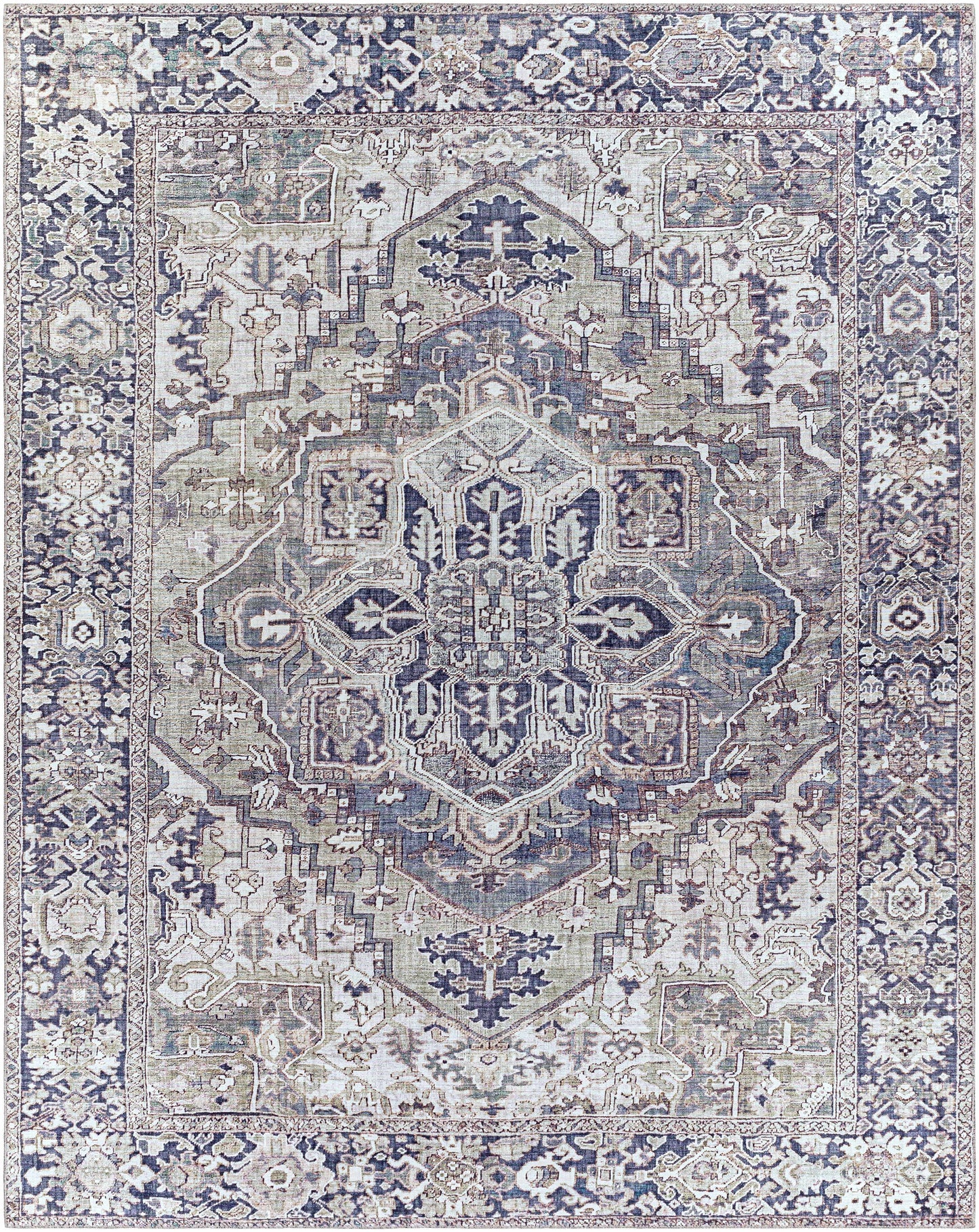 Neyland Iris Gray Area Rug 2359