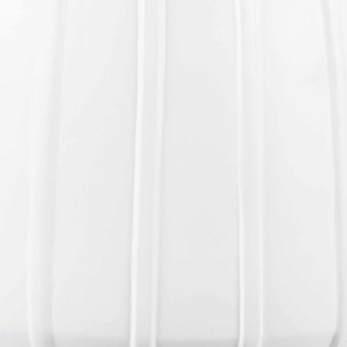 Dunguan White Ribbed Wood Planter