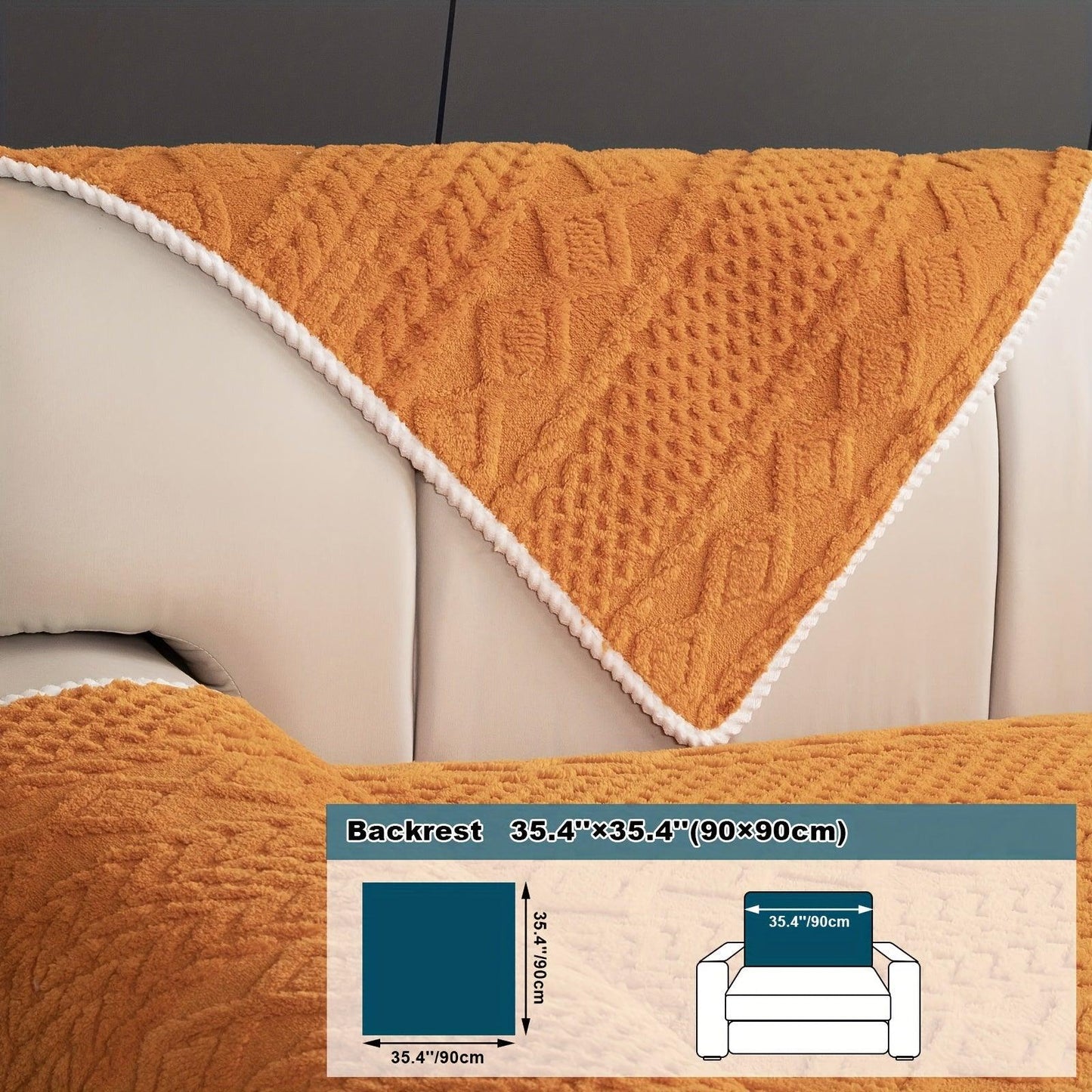 Pet-Friendly Couch Cover for Dogs, Non-Slip & Breathable