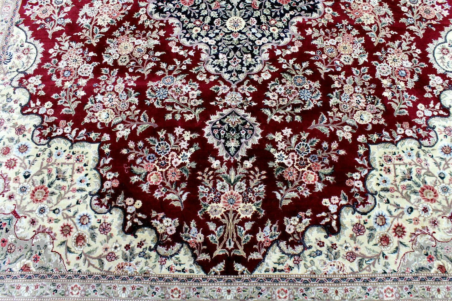 Exquisite Mint Hand-Knotted Peshawar Oriental Wool Rug – 9' x 12'
