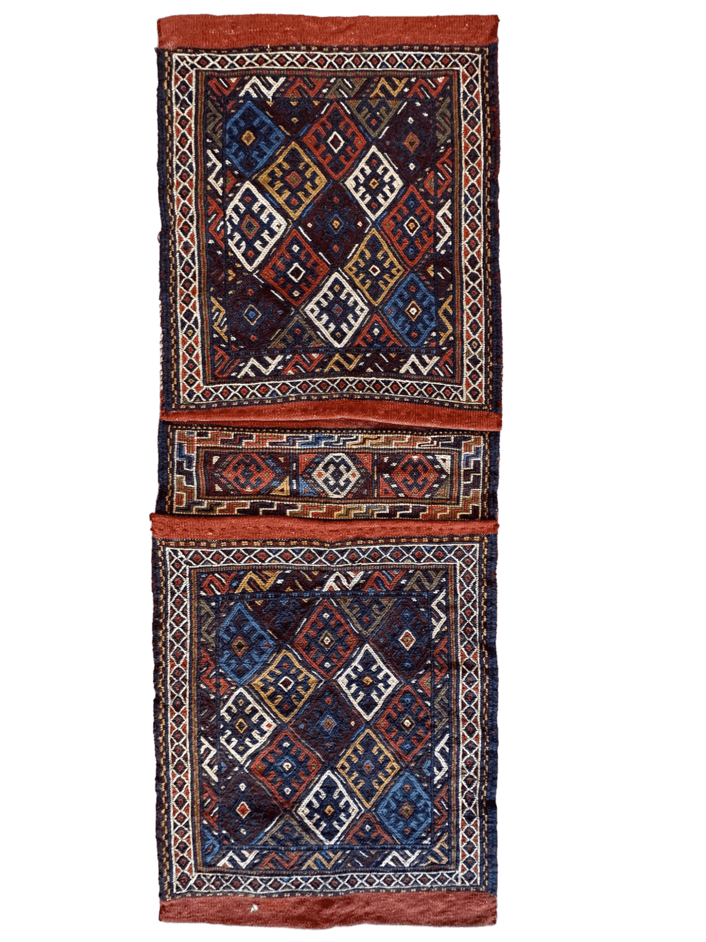 Exquisite Persian Qashqai Nomadic Vintage Khorjin ‘Saddle bag’