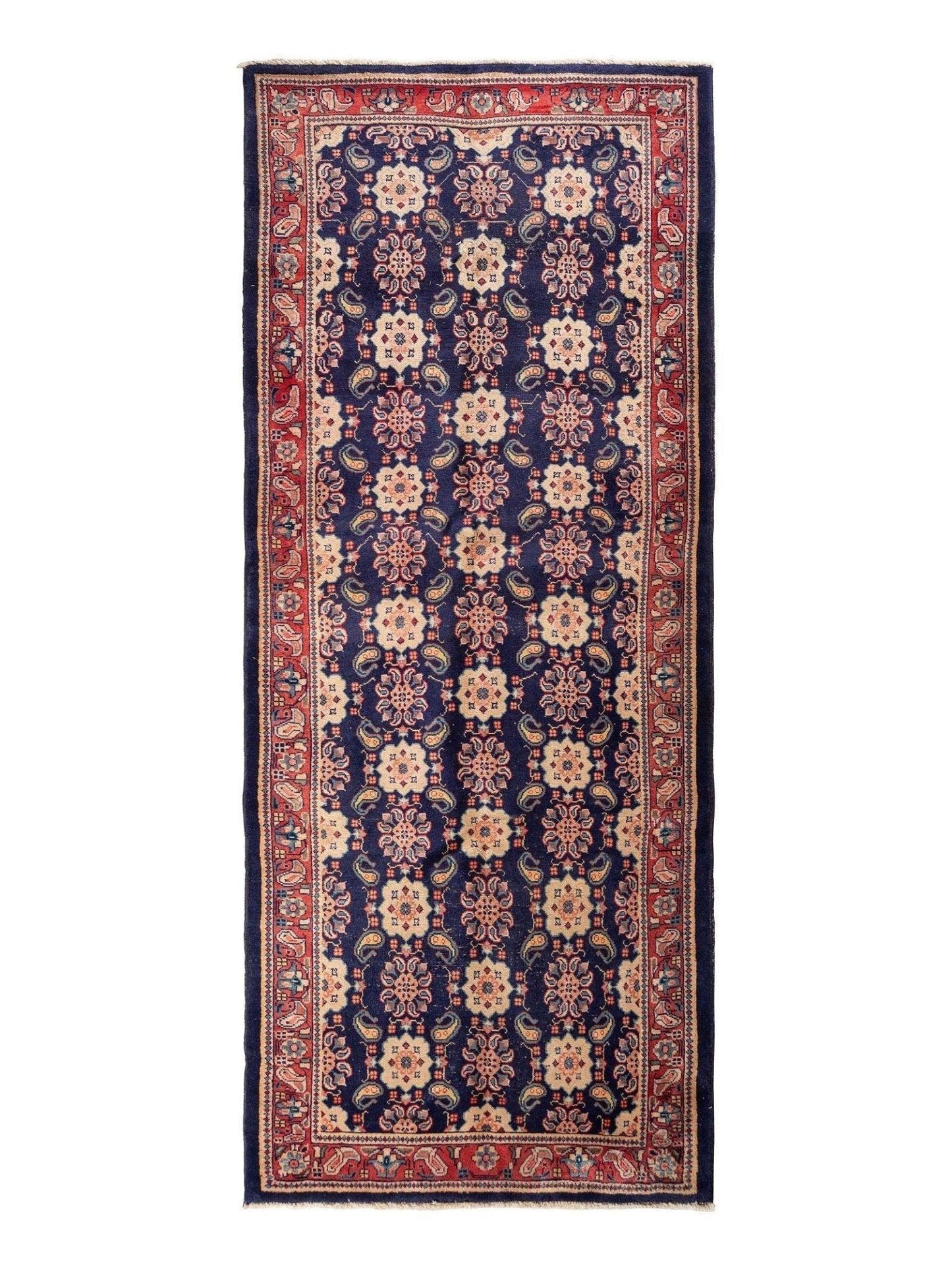 Fine Vintage Weramin Persian Runner / Area Rug 10'2'' x 4'3''