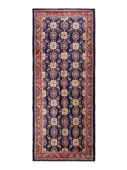 Fine Vintage Weramin Persian Runner / Area Rug 10'2'' x 4'3''