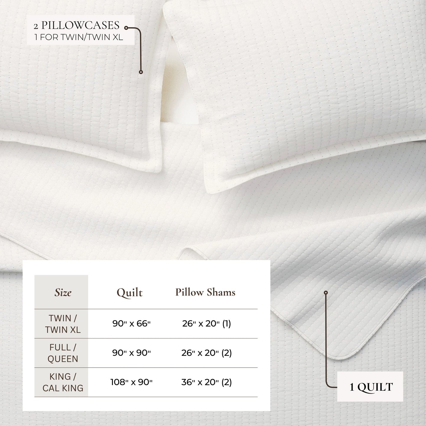 3-Piece Solid Quilt - Alicia Collection