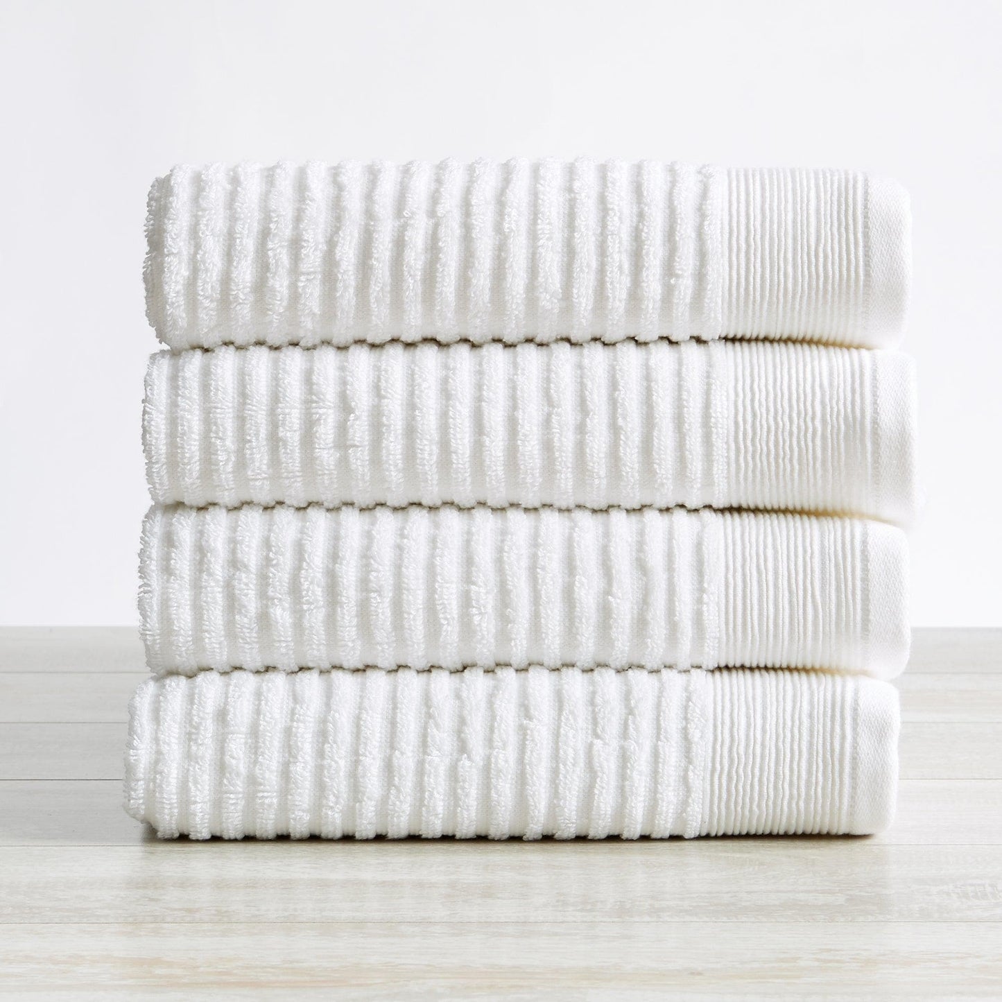 4 Pack Ribbed Hand Towels - Rori Collection