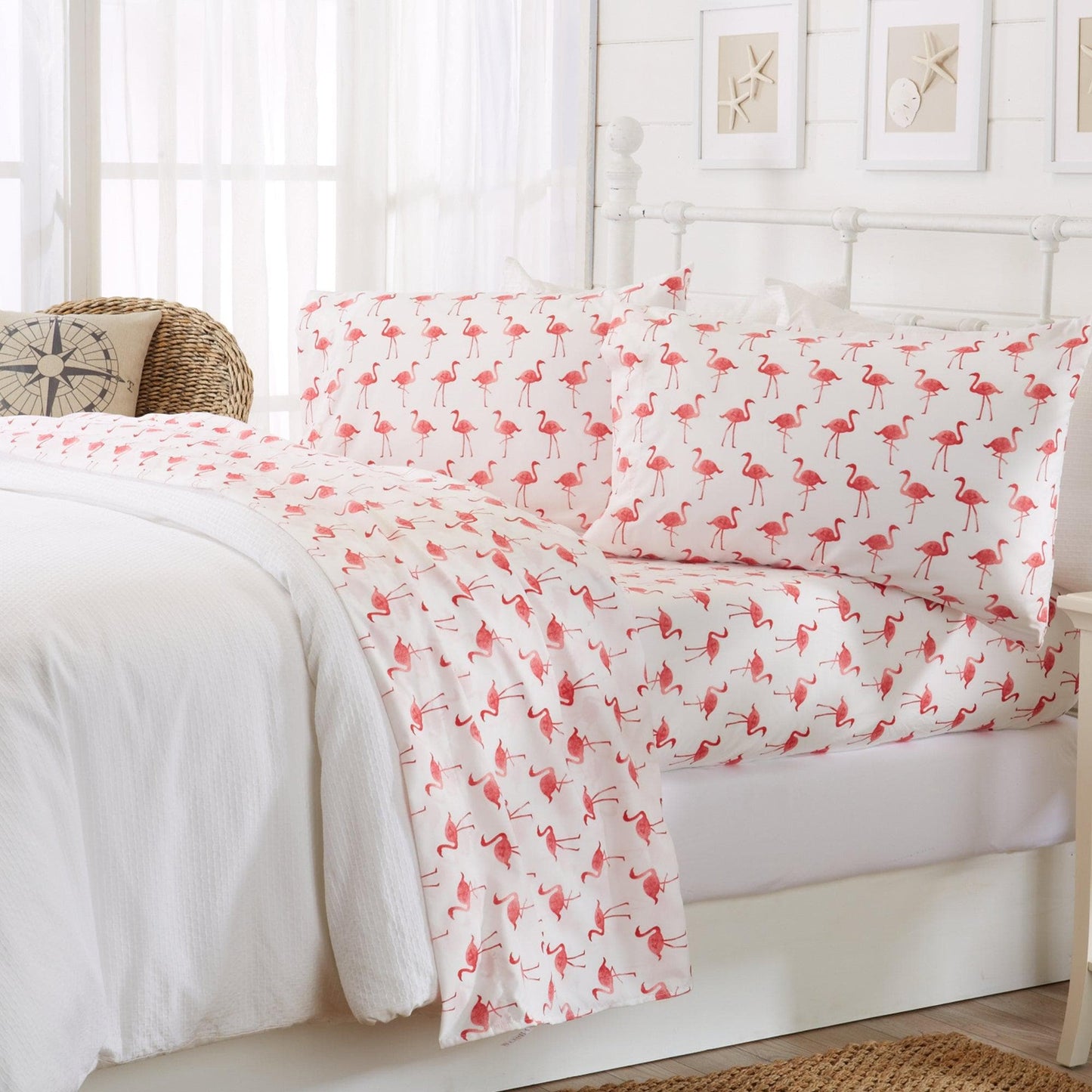 4-Piece Coastal Microfiber Sheet - Newport Collection