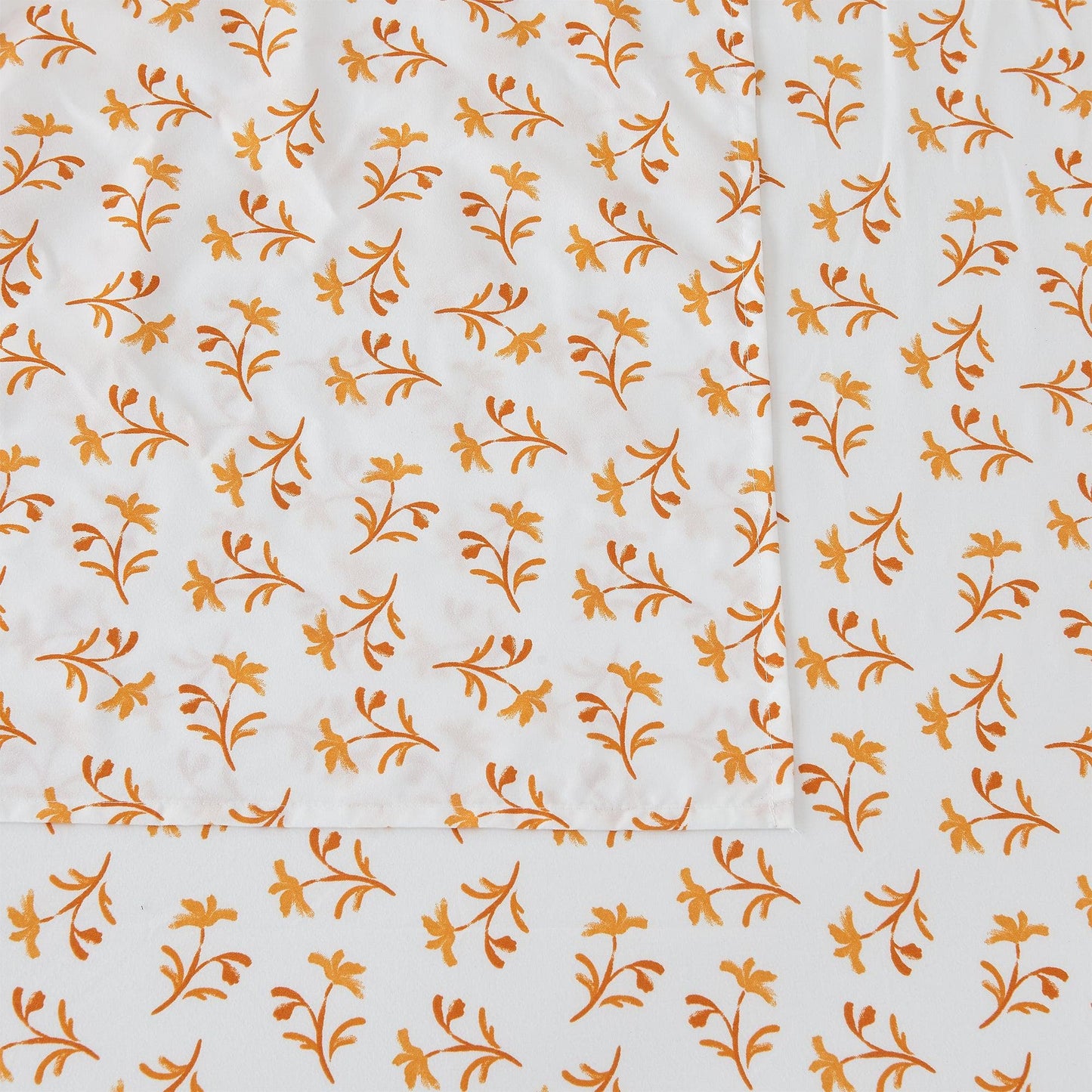 4 Piece Watercolor Floral Microfiber Sheet - Delia Collection